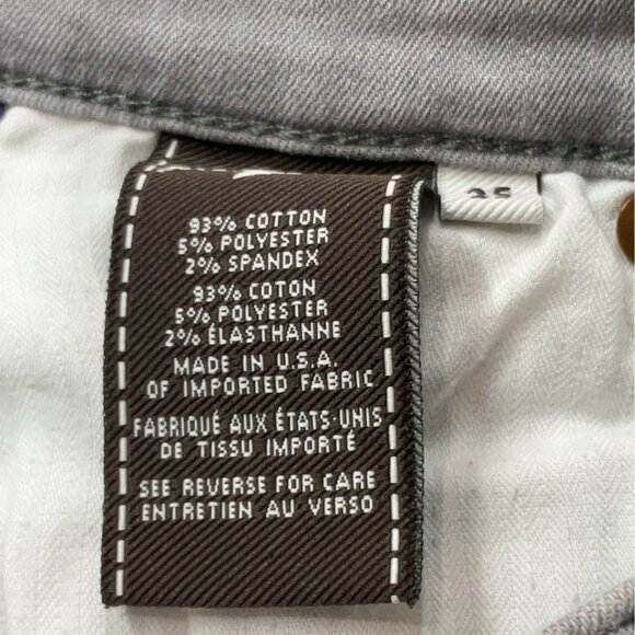 7 For All Mankind "The Skinny" Lowrise Jeans 25 - Picture 4 of 4